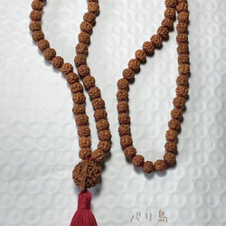 鼻付きガネーシャ】4面＆5面☆108粒マーラー ネックレス