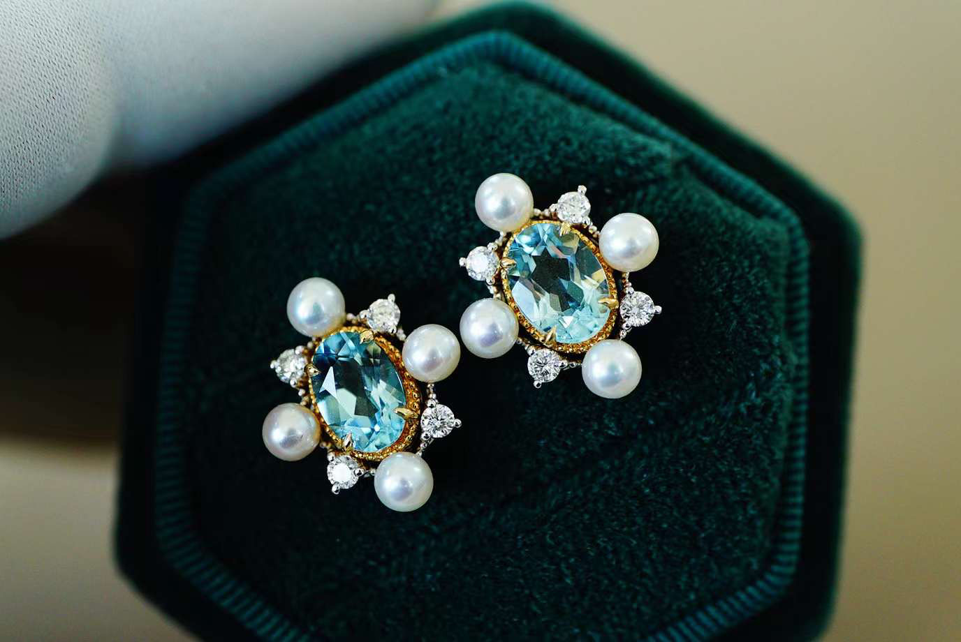 ☆特選一連☆人生の航海のお守り♡結婚の象徴【天使の石✳︎アクア