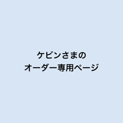 ケビンさまのオーダー専用ページ 1枚目の画像