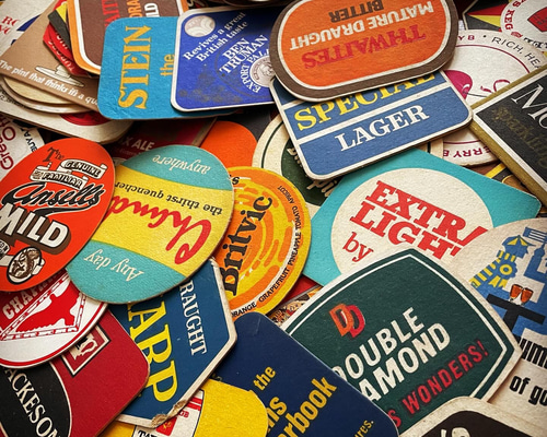 英国パブのコースター】ヴィンテージのコースター10枚セット その他