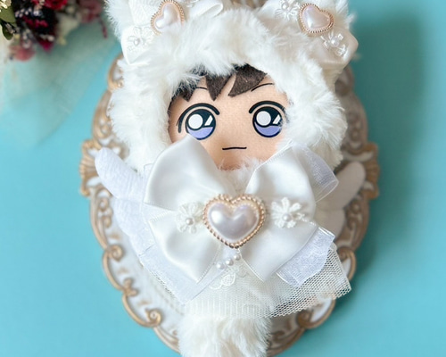 ゆぱ様 ぬい服 ハンドメイド メイド 10cm ピンク 猫耳 猫