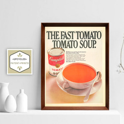 キャンベル スープ 1960年代 アメリカ ヴィンテージ 雑誌 広告 額付 ポスター 2枚目の画像