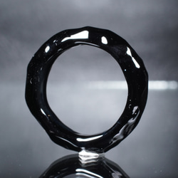 ガラスの氷　漆黒 Ring　【YASUDA GLASS】 7枚目の画像