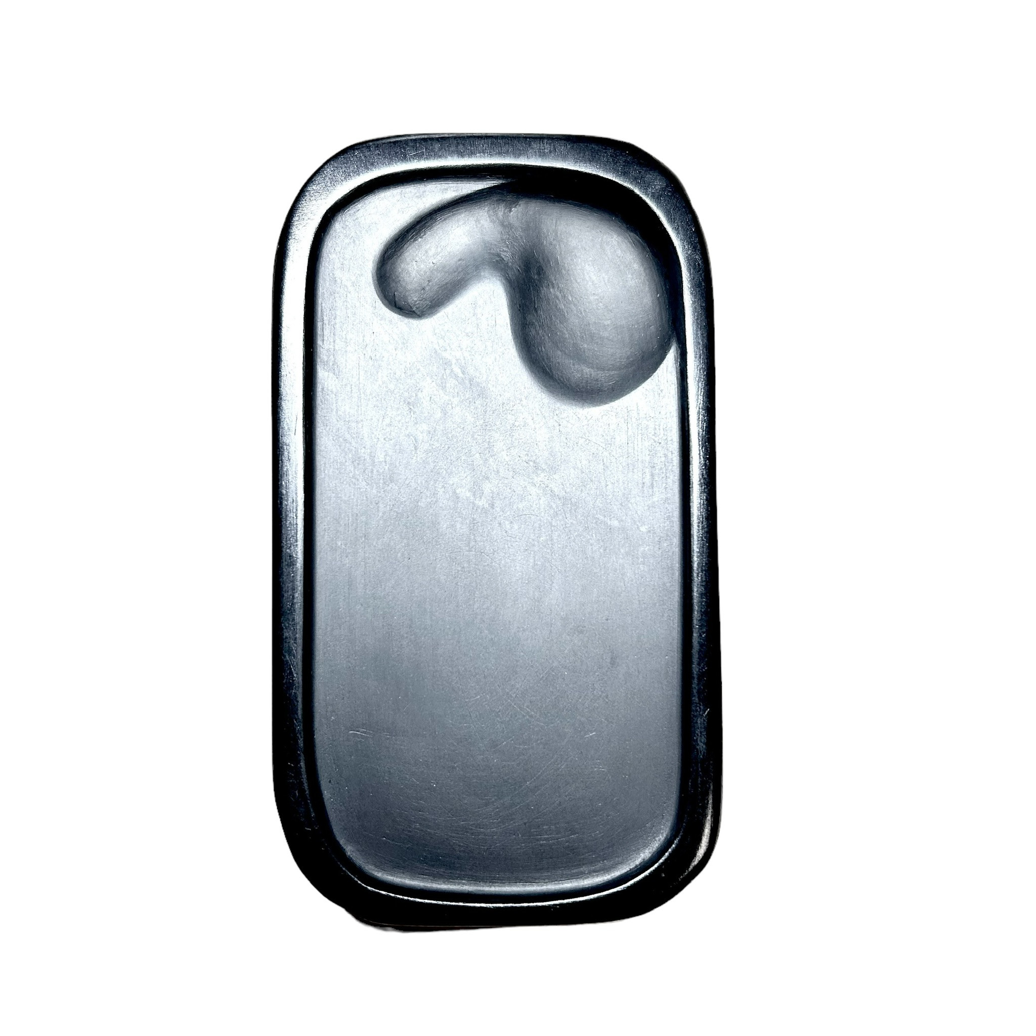 黄綬褒章受章　雨宮峯硯作  四五平瓢箪硯No.1