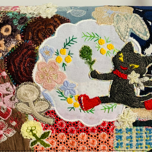 のら猫クロッチの☆仕切りショルダーバッグ♪ ショルダーバッグ てる  