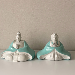 展示品の為即納品】雛人形 陶器 ポーセリン ポーセラーツ ひな祭り