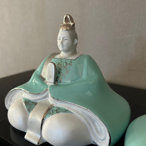 即納品】雛人形 箱付き 陶器 ポーセリン ポーセラーツ ひな祭り