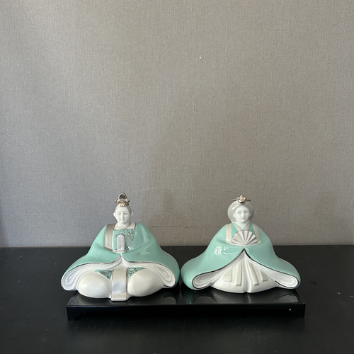 即納品】雛人形 箱付き 陶器 ポーセリン ポーセラーツ ひな祭り