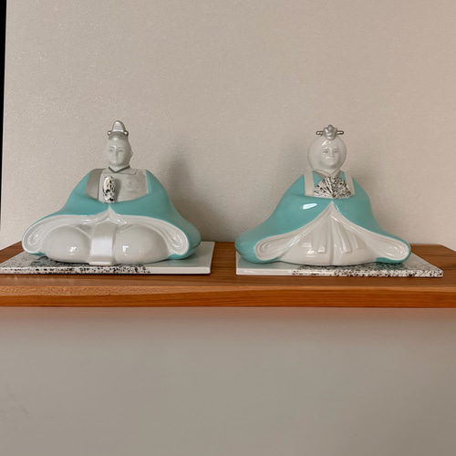 展示品の為即納品】雛人形 陶器 ポーセリン ポーセラーツ ひな祭り