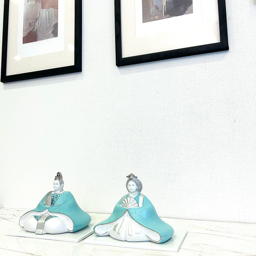 即納品】雛人形 箱付き 陶器 ポーセリン ポーセラーツ ひな祭り 初節句