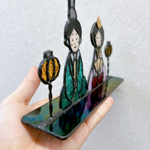 ステンドグラスの雛人形 その他インテリア雑貨 アトリエ セリザワ 通販