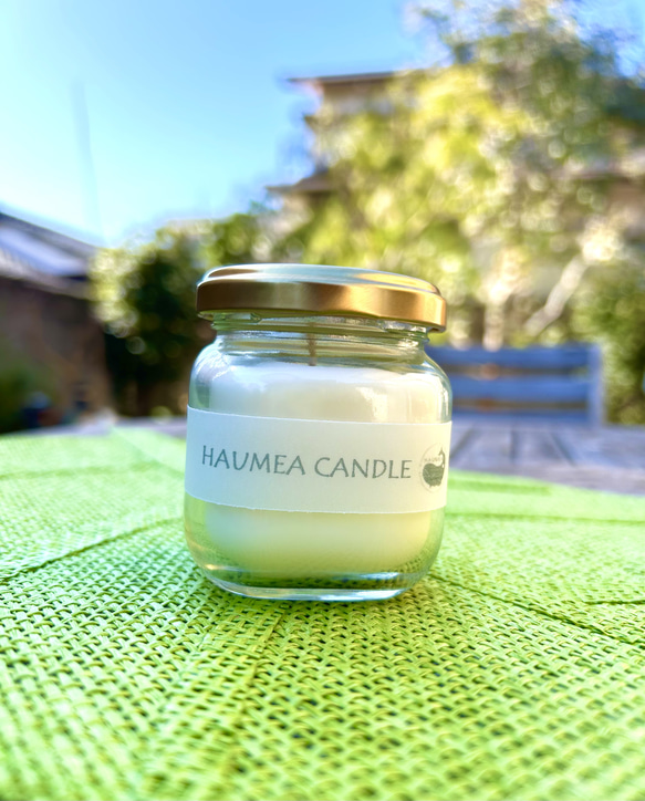 ★喉や鼻の不調や花粉症予防のアロマキャンドル　ソイキャンドル　精油　アロマ　プレゼント　プチギフト 1枚目の画像