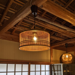 駿河竹細工 竹工芸 ペンダントライト シーリングライト 天井照明