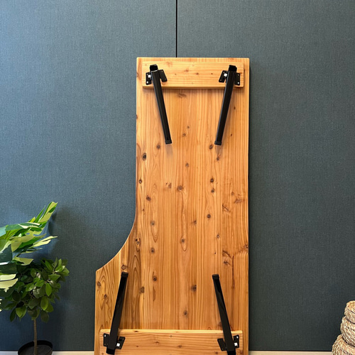 送料無料】 ローデスク 120cm 60cm 45cm 34cm スギ 折りたたみ脚