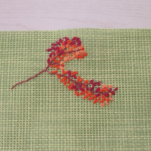 花の手刺繍ランチョンマット ランチョンマット スワン工房 通販