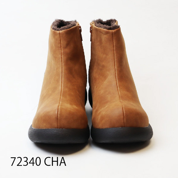 【再入荷】へリンボーンボアブーツ 72340 厚底 甲高 幅広 レディース Nuts world｜詳細画像