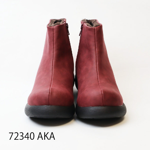 【再入荷】へリンボーンボアブーツ 72340 厚底 甲高 幅広 レディース Nuts world｜詳細画像