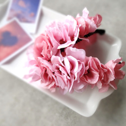 山桜のバナナクリップ ■ 淡いピンク色 ■ 満開の山桜 1枚目の画像