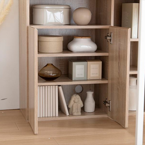 幅120cm】 L字収納・棚付きデスク 机・デスク withkids'shop👣 通販