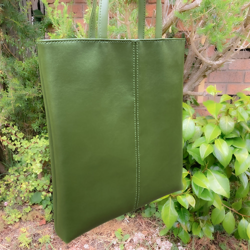 louren ヴィーガンエコレザープリーツバッグ ヴィーガンレザレット