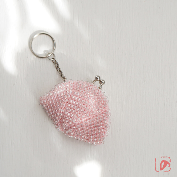 Ba-ba handmade Beads crochet coincase No.2042 第1張的照片