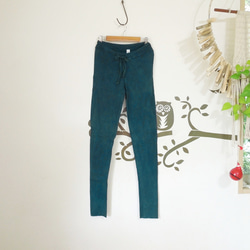 再入荷】asana ヘンプコットン 厚手 レギンス・草木染め