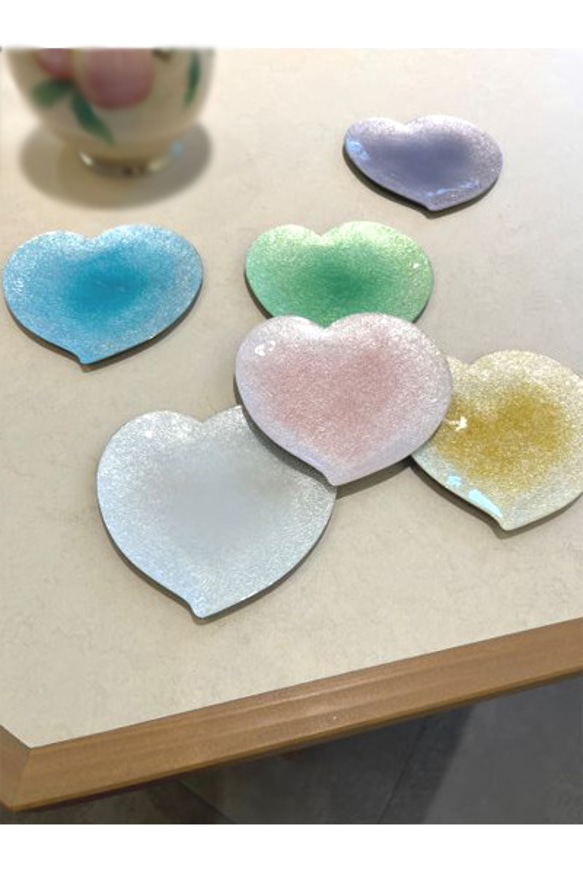 七宝焼|小皿|ハート その他インテリア雑貨 安藤七宝店 通販 七宝焼|小皿|ハート その他インテリア雑貨 安藤七宝店 通販