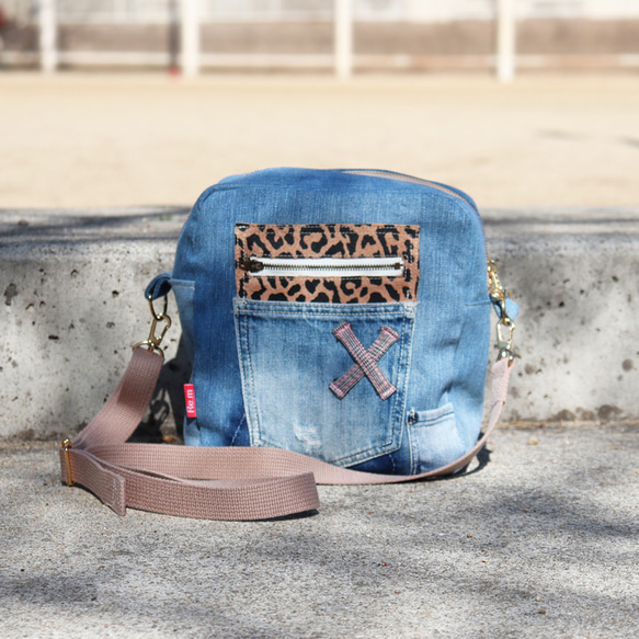 新作】デニムボックスバッグ ショルダーバッグ Re.m 通販｜Creema  