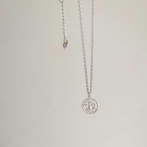 シルバーコインネックレス（Tree of life）*SILVER925*2月