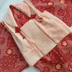3歳用正絹総絞りの被布(中綿なし）4386m様のリクエスト 子供服