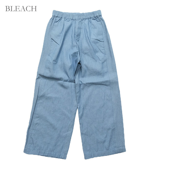 4.5oz DENIM サイドタックパンツ vent blanc VBP241311 ヴァンブラン 10枚目の画像