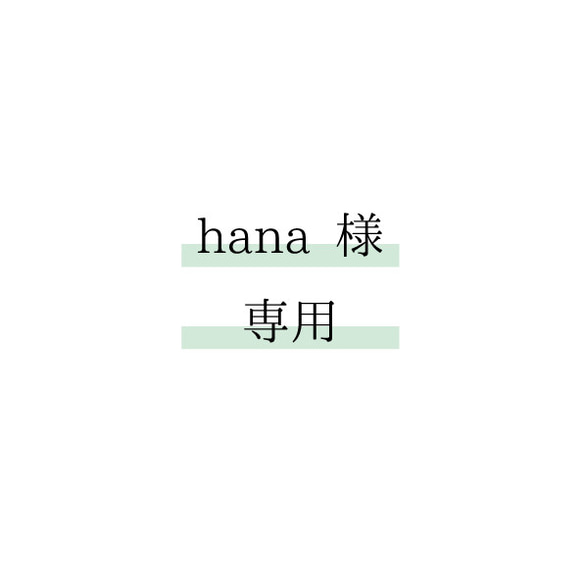 hana 様 専用 1枚目の画像