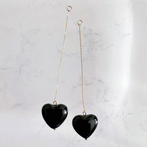 新品同様♡ ターコイズ K10 ロングピアスチャーム 大人気!! agete K10 ターコイズピアスチャーム (Agete/ピアス