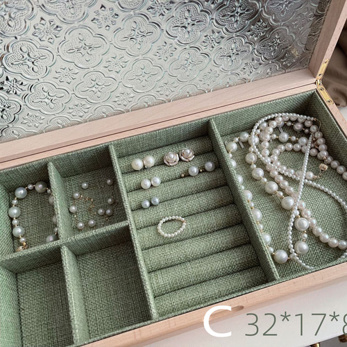 REUGE 花柄彫刻 木製アクセサリーケースセット 楽天市場】【Made in Japan】木製 ジュエリーボックス：オルゴール付き