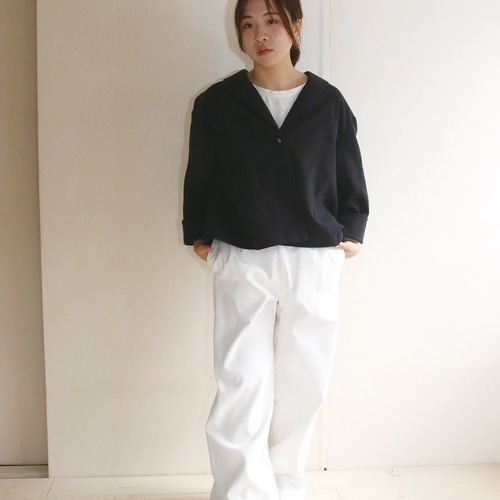 【新春特別価格】山内 コットンリネンオックスショールカラージャケット 山内 | TALE COCOON