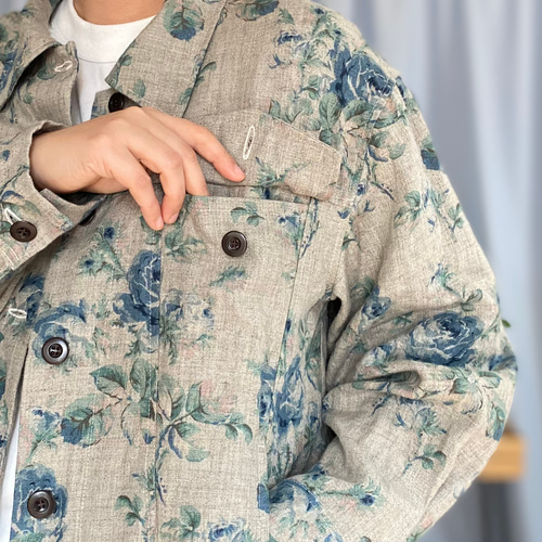 バラ色の暮し 花柄ジャケット M　新品未使用♡ バラ色の暮し 花柄ジャケット M新品未使用♡