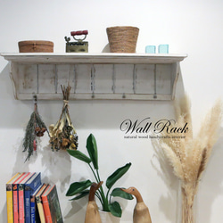 ハンドメイド　扉つき収納シェルフ　アンティークホワイト シェルフ 木製 3段 棚 オープンシェルフ おしゃれ 白 ホワイト 北欧