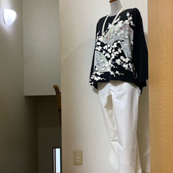 047 留袖ブラウス 13号 豪華 オーバーブラウス 結婚式 パーティ