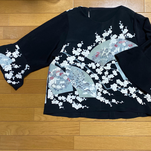 047 留袖ブラウス 13号 豪華 オーバーブラウス 結婚式 パーティ