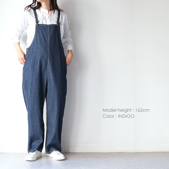 6oz denim サロペット vent blanc VBP241331 ヴァンブラン 6枚目の画像