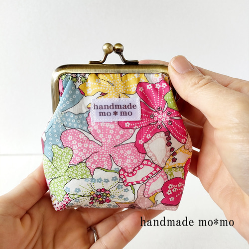 がま口ポーチ リバティ モービー＜イギリス現地購入生地使用＞ 3901  