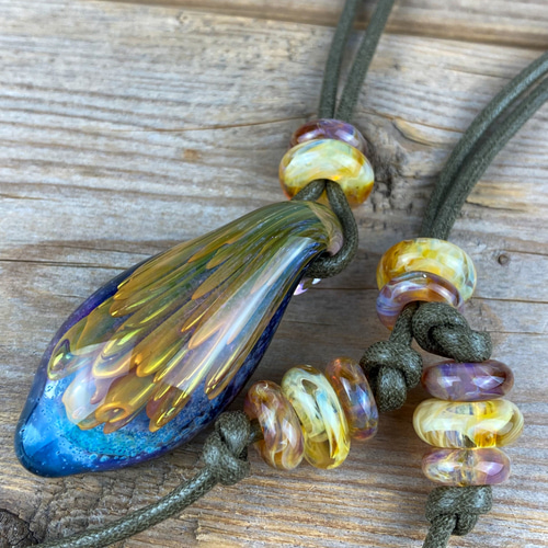 Fume Dot Glass Implosion ボロシリケイトガラスペンダント