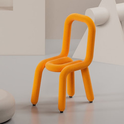 クリエイティブでモダンなデザインの椅子 やわらかく厚みのあるスポンジにカシミヤ生地を使用 三色 ch-643 2枚目の画像