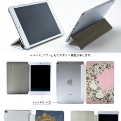 長尾iPad保護殼帶名字可愛iPadmini iPadpro小鳥粉紅花朵罌粟 第4張的照片