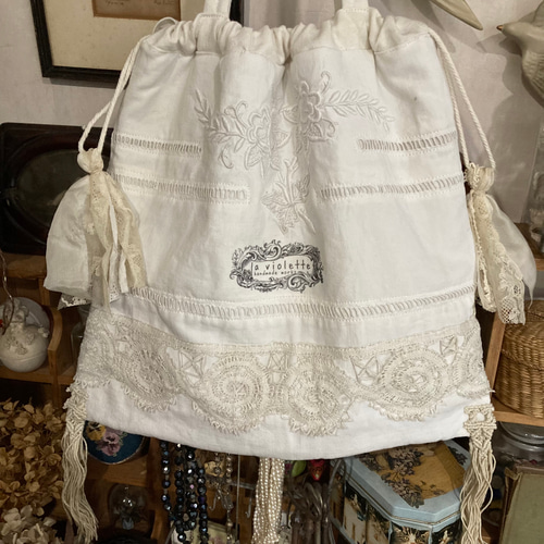 tsukuroite アンティークリネン　バッグ gallery > tote bag - tsukuroite