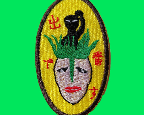 浮遊物体 出番です ワッペン 刺繍 パッチ ホームメイド オリジナル