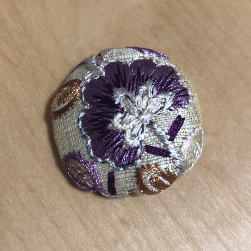 インド刺繍リボンくるみボタンヘアゴム2個セット ヘアゴム pupu 通販