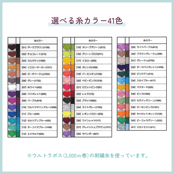 ★選べる糸カラー41色★ ぬいぐるみの顔「刺繍セミオーダー❷」 3枚目の画像