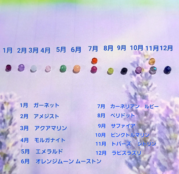 再販☆誕生石と2024年ラッキーカラーとあこや真珠と誕生石　良い運を運んで来ますように♡お守り携帯ストラップ 12枚目の画像