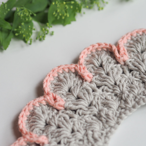 手編みのつけ襟スタイ flowers スタイ・よだれかけ macco 通販